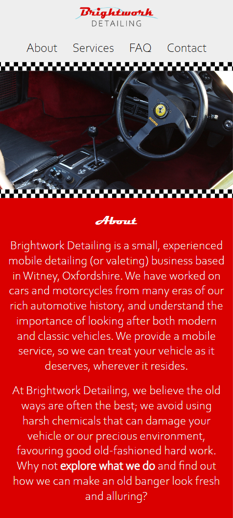 Mobile Valeting
